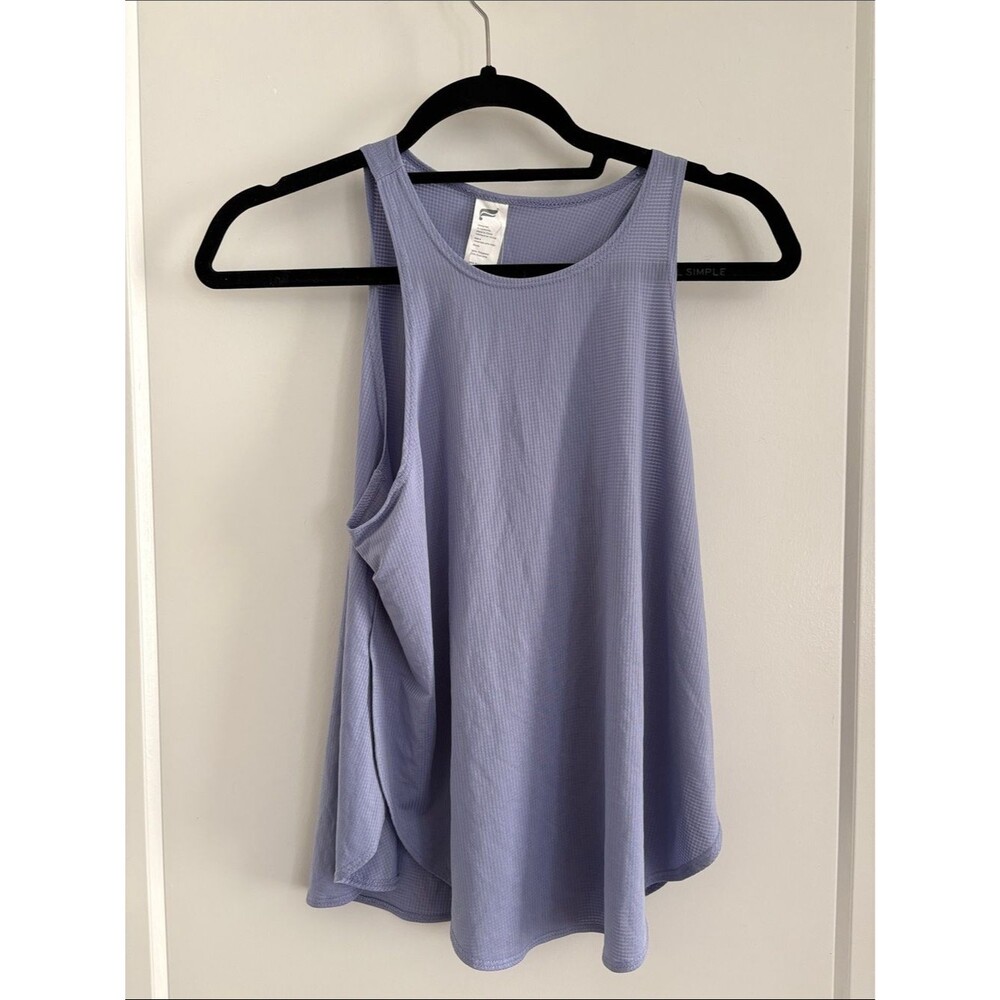 Fabletics Light Lavender Ribbed Tank Top - Picture 2 of 4